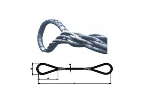 大直径钢缆铰接索具Cable-laid slings